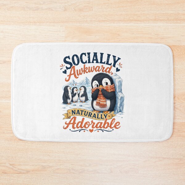 Item preview, Socially Awkward, Naturally Adorable designed and sold by Side Quest Co..