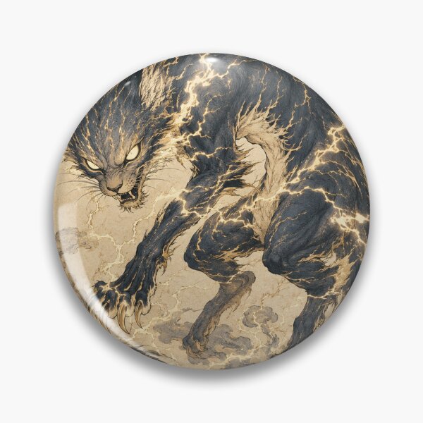 Item preview, Feral Raiju Lightning Beast designed and sold by Ocelot-T.
