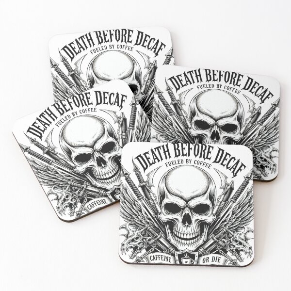 Item preview, death before decaf designed and sold by aliraweb.