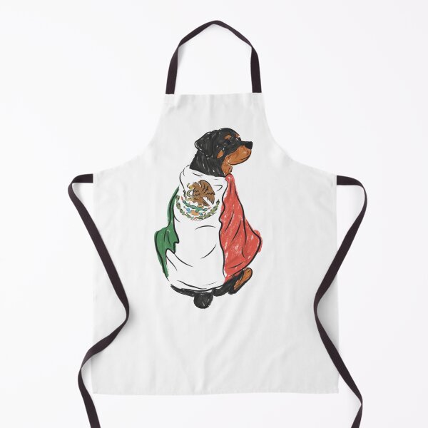 Item preview, Rottweiler wearing Mexico Flag designed and sold by lovemydoggie.