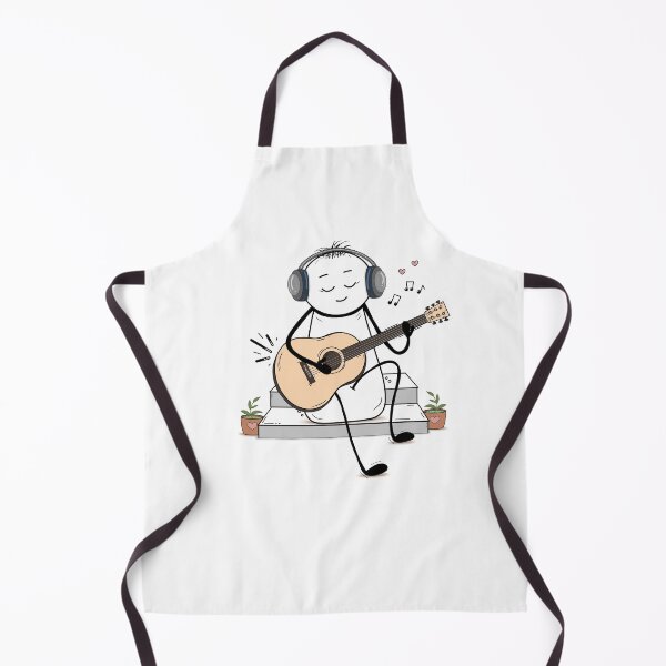 Item preview, Acoustic Vibes & Music Lover – Hand-drawn Digital Art & Wallpaper designed and sold by MyVisionaryHuez.
