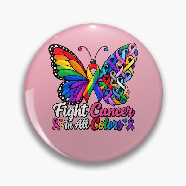 Item preview, Warrior Fight Cancer in All and Every Color Ribbon Butterfly designed and sold by clothesy7.