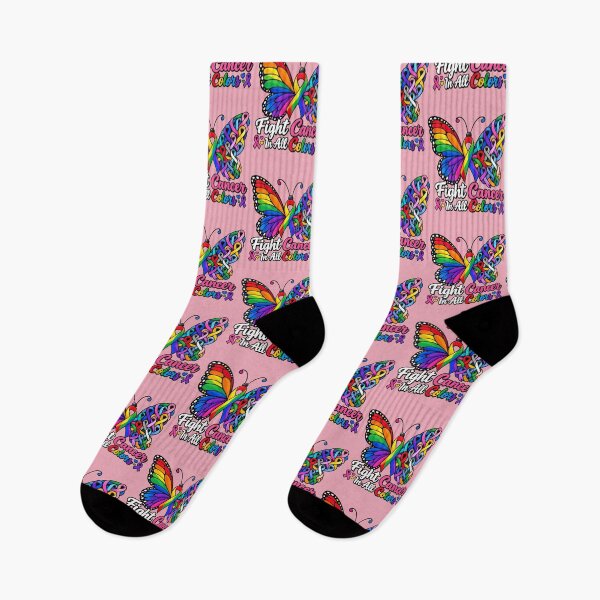 Item preview, Warrior Fight Cancer in All and Every Color Ribbon Butterfly designed and sold by clothesy7.