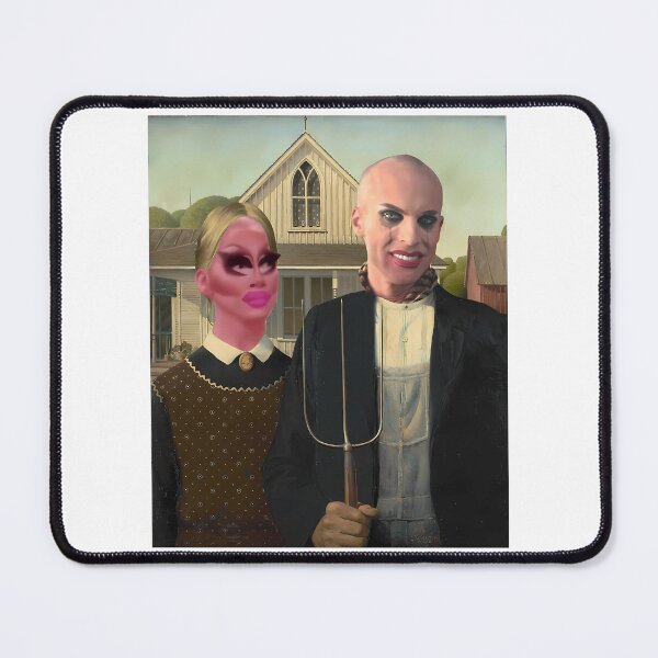 Item preview, Trixie Katya American Gothic Meme designed and sold by elizah-jeffcoat.