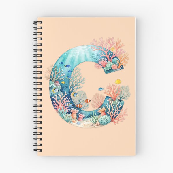 Item preview, Coastal Initial C Marine Monogram Personalized Ocean Design designed and sold by Sea Gem.