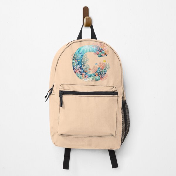 Item preview, Coastal Initial C Marine Monogram Personalized Ocean Design designed and sold by Sea Gem.