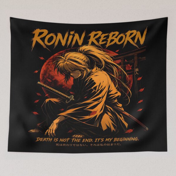 Item preview, Ronin Reborn Samurai– Red Moon Warrior  designed and sold by TTdesigns123.