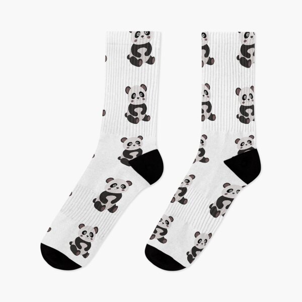 Item preview, Cute Sitting Panda Bear Nursery Vector Sticker designed and sold by ElenMart.