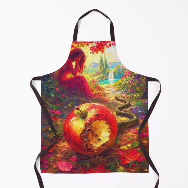 Item preview, The Weight of Shame: Bitten Apple & Psychological Allegory Fine Art designed and sold by chihuahuashower.