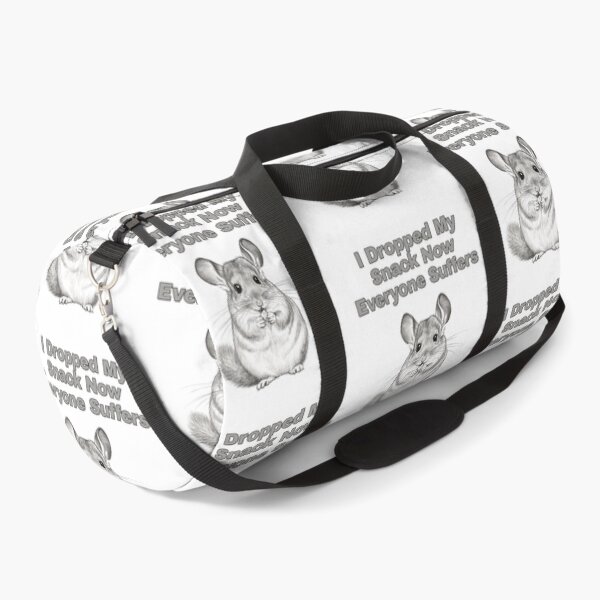 Item preview, Dramatic Chinchilla Dropped Snack Sketch Art designed and sold by NatureUnleashed.