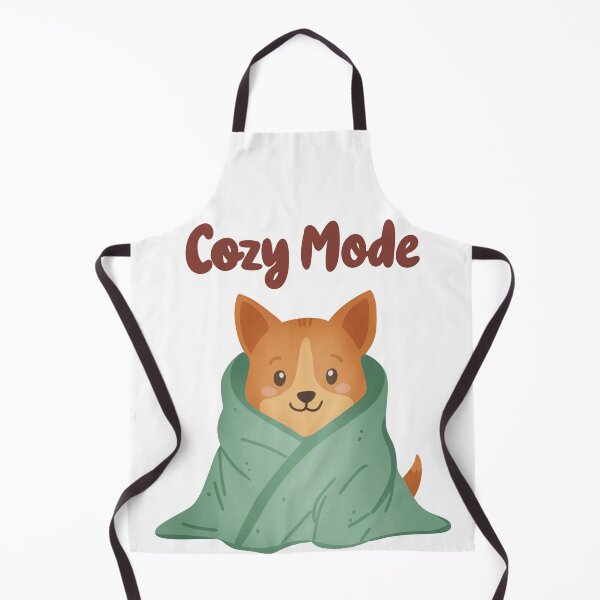 Item preview, Cozy Mode Dog Illustration designed and sold by DinaArtStudio.