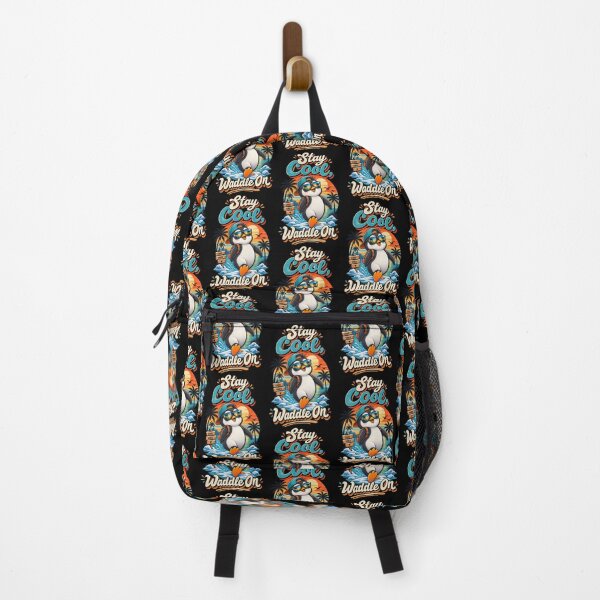 Item preview, Stay Cool, Waddle On Penguin designed and sold by Side Quest Co..