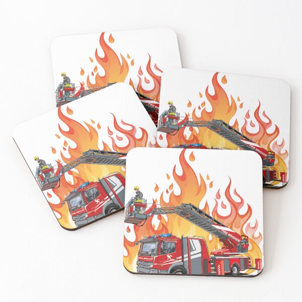 Item preview, Firefighters battling the flames designed and sold by Fingolfins Welt.