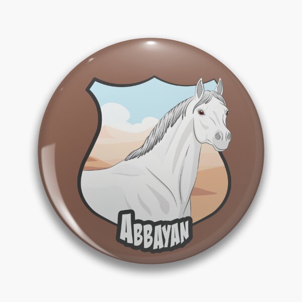 Item preview, An Abbayan horse in a shield designed and sold by Cheval-de-coeur.