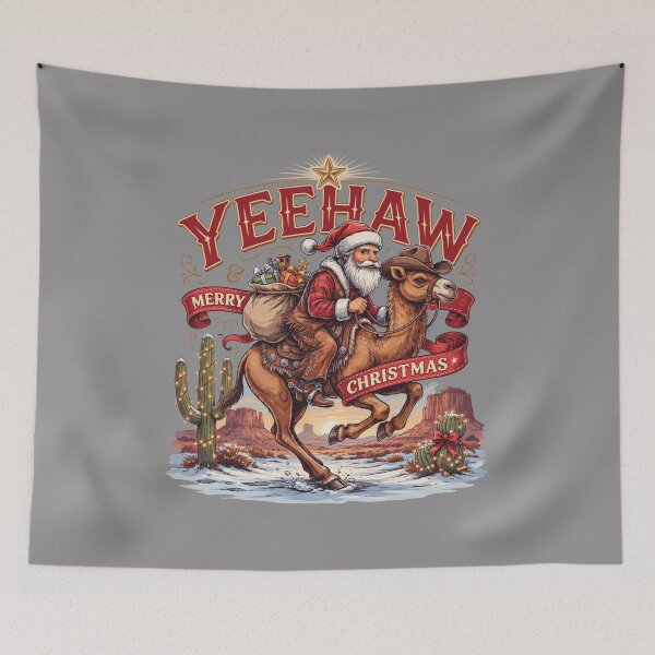 Item preview, Yeehaw & Merry Christmas Funny Camel T-Shirt designed and sold by Camel & Quirk.