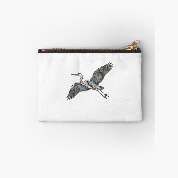 Item preview, Grey Heron In Flight Print designed and sold by DangaVintage.