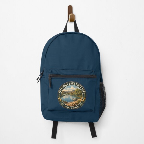 Item preview, Patagonia Lake State Park Arizona Illustration Travel Art Badge designed and sold by KrisSidDesigns.