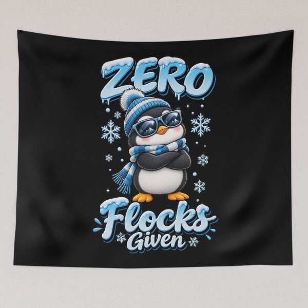 Item preview, Zero Flocks Given Penguin designed and sold by Side Quest Co..