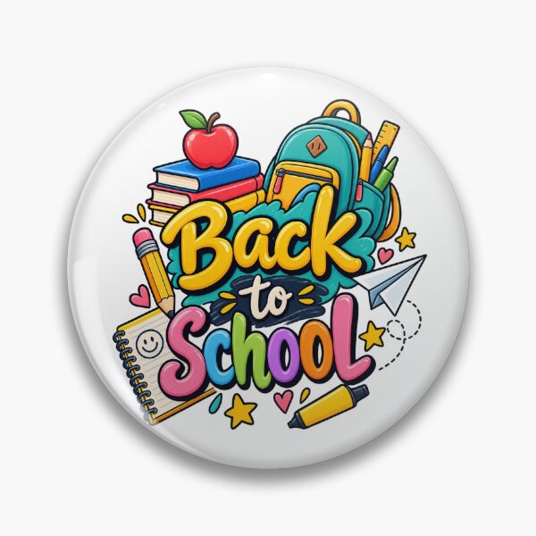 Item preview,     Cute Back to School – Colorful School Doodle Design designed and sold by ALunaCrafts.