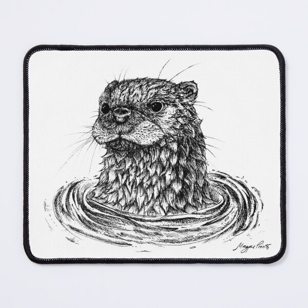 Item preview, Otter Ink Illustration designed and sold by Magpie Prints.