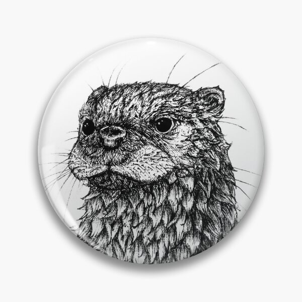 Item preview, Otter Ink Illustration designed and sold by Magpie Prints.