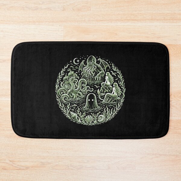 Item preview, Ethereal Gothic Ocean Folklore Kraken Cthulhu Collage designed and sold by chattsuede.