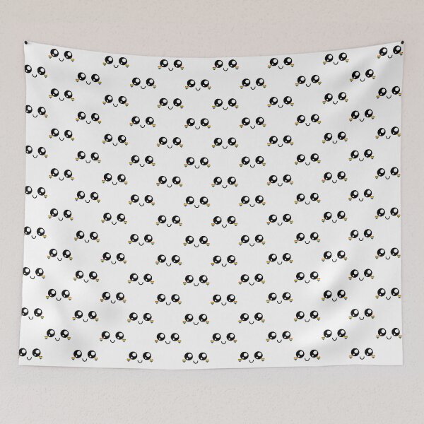 Item preview, Adorable kawaii smiling rainbow heart cheeks pattern designed and sold by BlushyPrint.