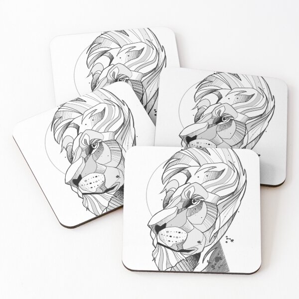 Item preview, Lion. Authorial art. No Ai. designed and sold by Inked T.