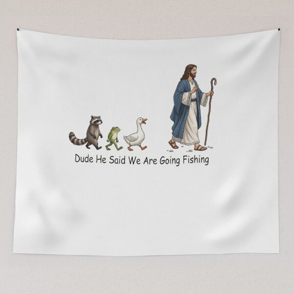 Item preview, Going Fishing Meme Shirt designed and sold by jessicaguarnido.