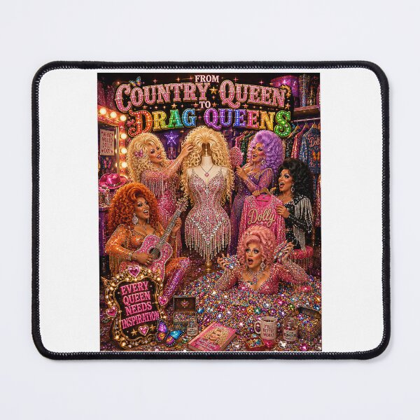 Item preview, COLLECTION - THE DOLLY EFFECT ✨ -  FROM COUNTRY QUEEN TO DRAG QUEENS - EVERY QUEEN NEEDS INSPIRATION - LGBTQIA2S+ PRIDE v1 designed and sold by WheelieGdArt.