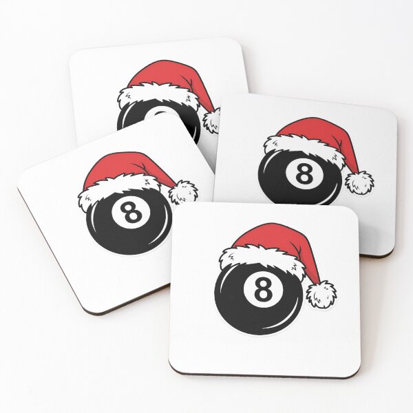Item preview, Christmas 8 Ball Billiard Santa Hat Funny Pool Player Gift designed and sold by billiards TRININIT.