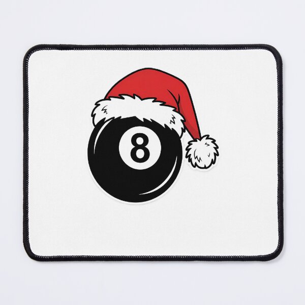 Item preview, Christmas 8 Ball Billiard Santa Hat Funny Pool Player Gift designed and sold by billiards TRININIT.