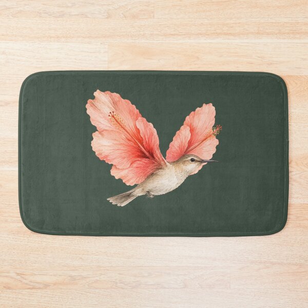 Item preview, Bird with wings made of hibiscus flowers designed and sold by Kisho.