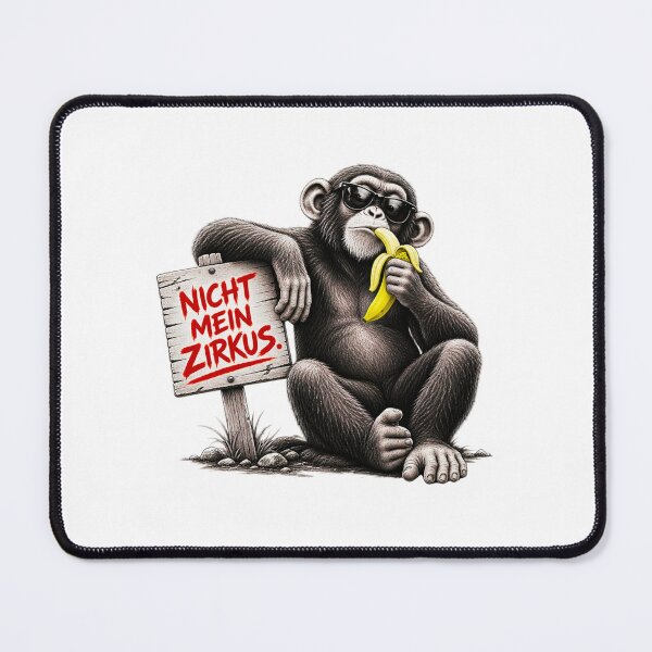 Item preview, NOT MY CIRCUS. – Cool monkey with a banana | German humor designed and sold by UnglaublichGut.