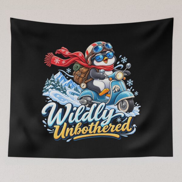 Item preview, Wildly Unbothered Penguin Adventure designed and sold by Side Quest Co..