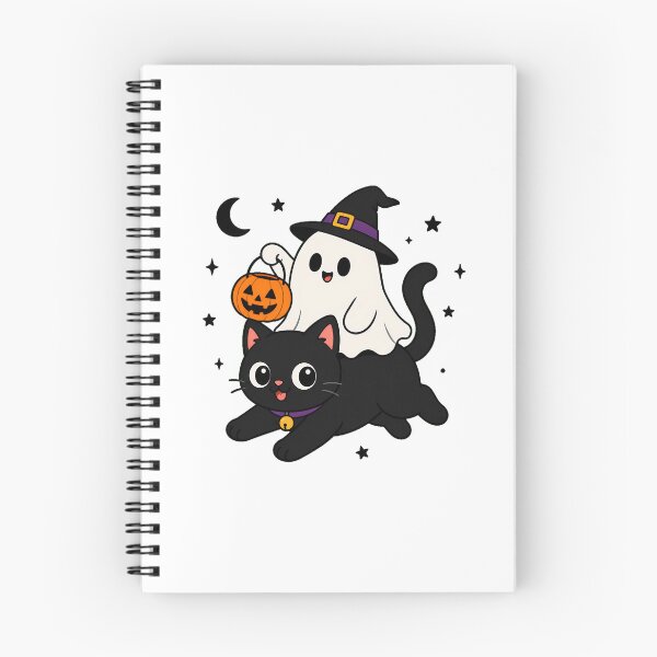 Item preview, Ghost Riding Black Cat Witch Hat Halloween designed and sold by chattsuede.
