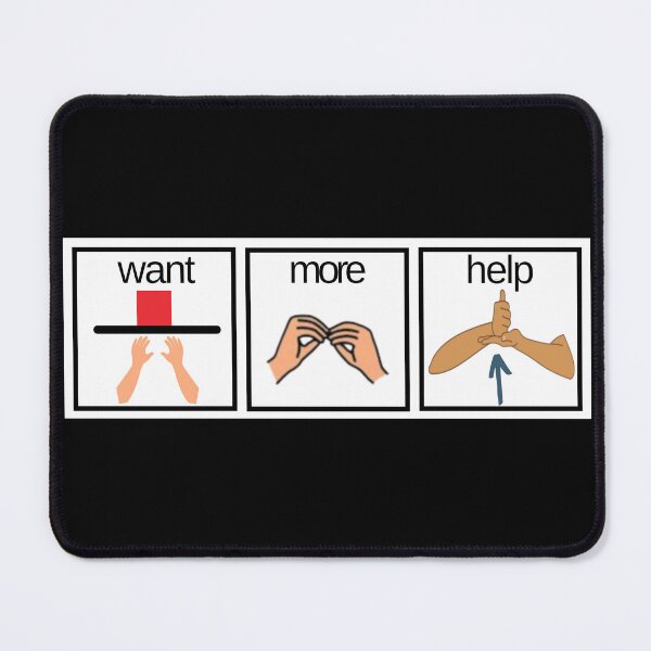 Item preview, Funny Special Education AAC Design Want More Help designed and sold by Not A Typical  Teacher.