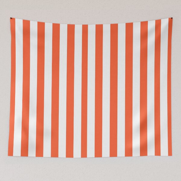 Item preview, Orange and White Stripes  designed and sold by DanielleGensler.