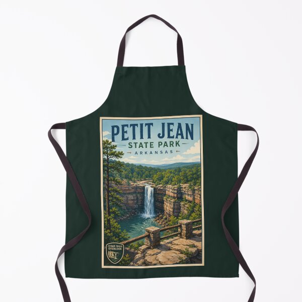 Item preview, Petit Jean State Park Arkansas Illustration Travel Art Vintage designed and sold by KrisSidDesigns.