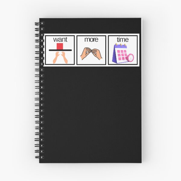 Item preview, Funny Special Education AAC Design Want More Time designed and sold by Not A Typical  Teacher.