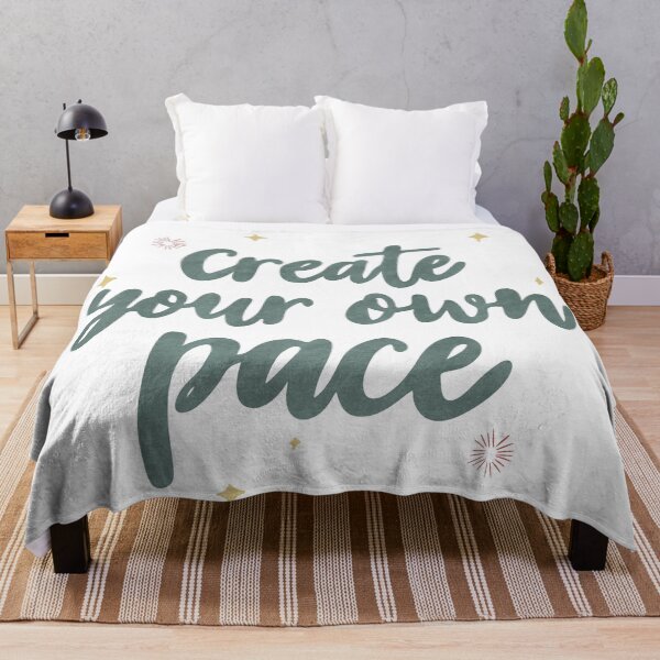 Item preview, Create Your Own Pace Quote Design designed and sold by DinaArtStudio.