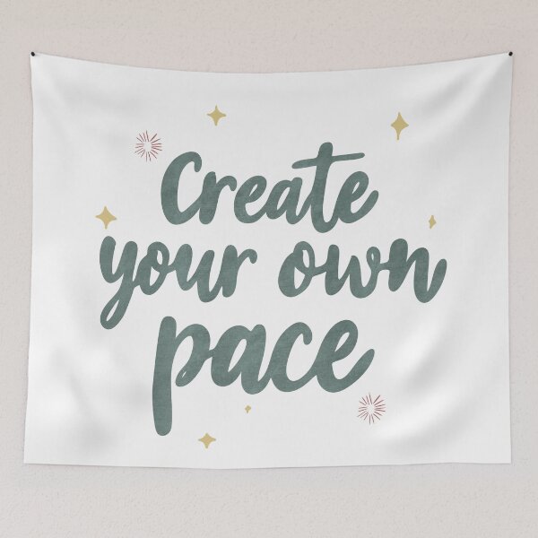 Item preview, Create Your Own Pace Quote Design designed and sold by DinaArtStudio.