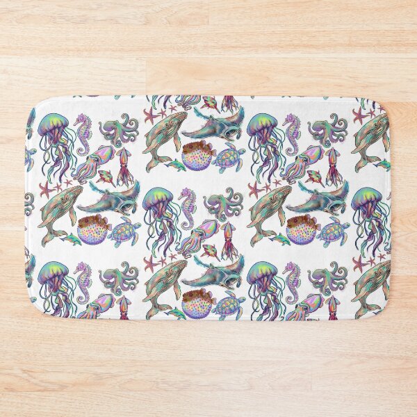 Item preview, Ocean Water Animals, watercolour  art style designed and sold by DoodlingMissy.