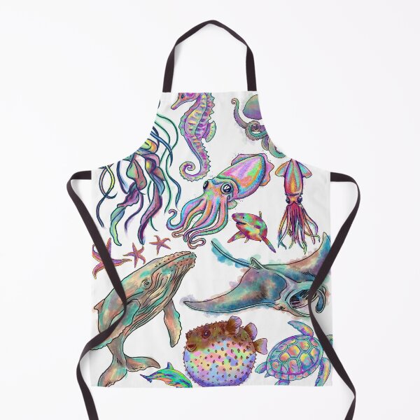 Item preview, Ocean Water Animals, watercolour art style designed and sold by DoodlingMissy.