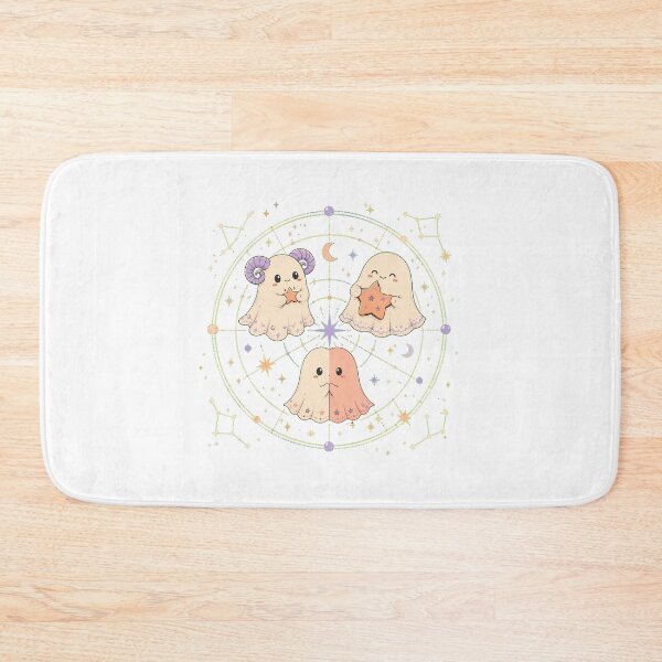 Item preview, Pastel Goth Astrology Ghosts Celestial Zodiac Chart designed and sold by chattsuede.