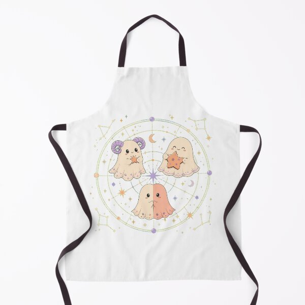 Item preview, Pastel Goth Astrology Ghosts Celestial Zodiac Chart designed and sold by chattsuede.
