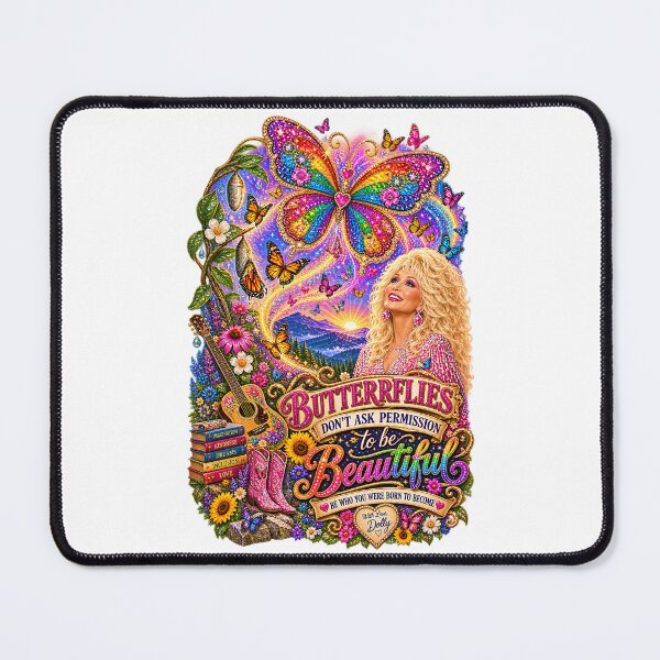 Item preview, COLLECTION - THE DOLLY EFFECT ✨ -  BUTTERFLIES DON'T ASK PERMISSION TO BE BEAUTIFUL - LGBTQIA2S+ PRIDE designed and sold by WheelieGdArt.