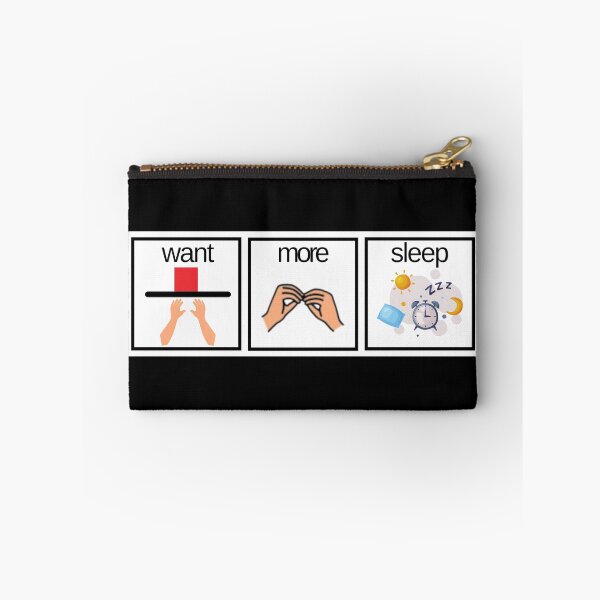 Item preview, Funny Special Education AAC Design Want More Sleep designed and sold by Not A Typical  Teacher.