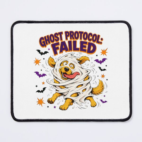 Item preview, Golden Retriever Ghost Fail Spooky Halloween Dog designed and sold by chattsuede.