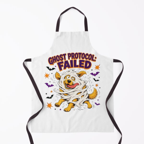 Item preview, Golden Retriever Ghost Fail Spooky Halloween Dog designed and sold by chattsuede.